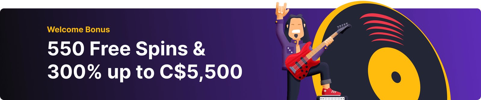 Rolling Slots Casino Banner Desktop